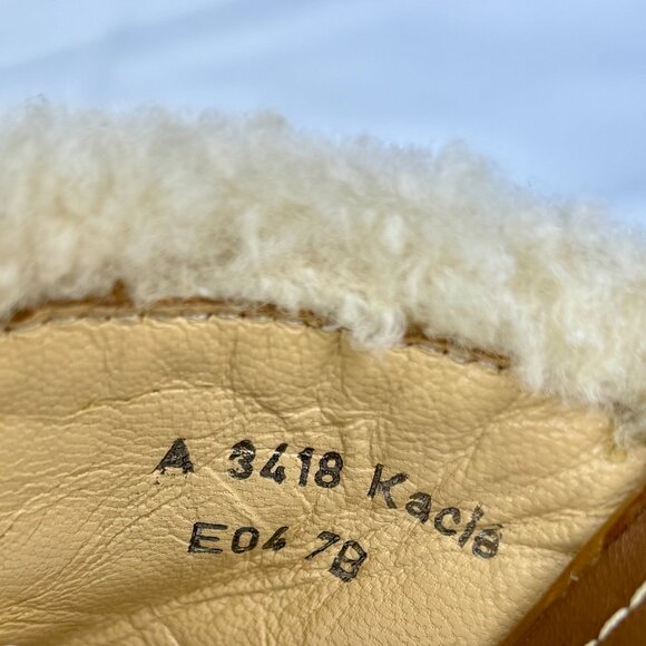 Coach Kacie Shearling Platform Mules | Tan Suede sz 7B Excellent condition - Picture 10 of 14